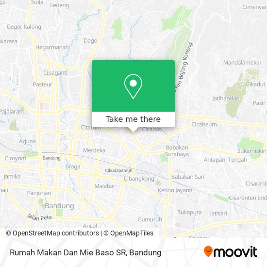 Rumah Makan Dan Mie Baso SR map