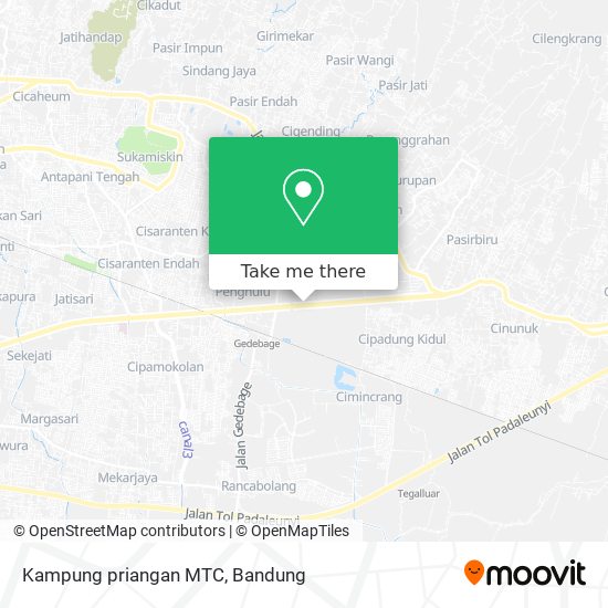 Kampung priangan MTC map