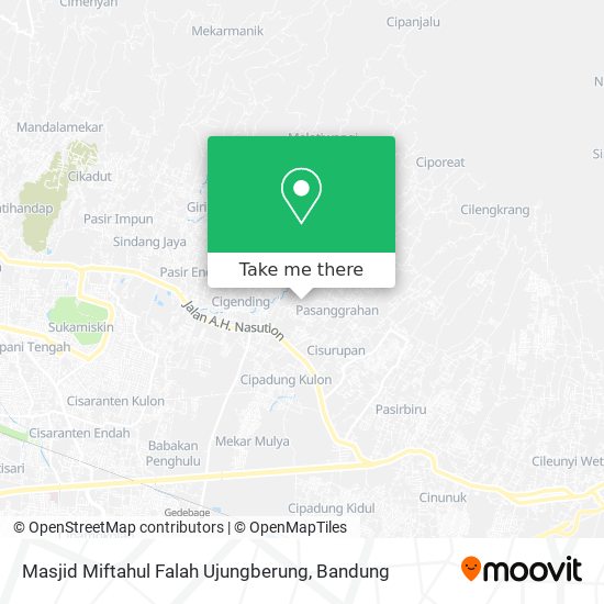 Masjid Miftahul Falah Ujungberung map