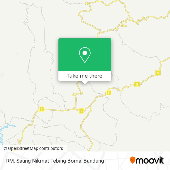 RM. Saung Nikmat Tebing Boma map