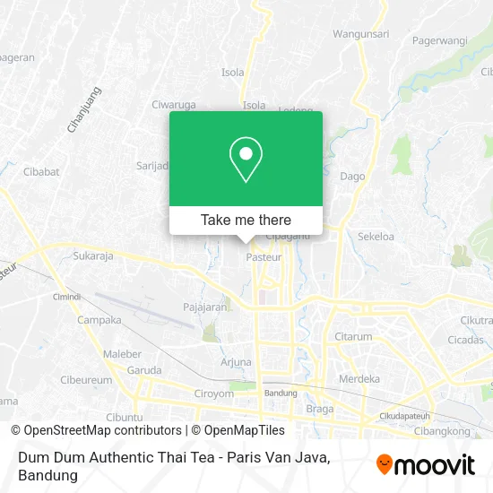 Dum Dum Authentic Thai Tea - Paris Van Java map