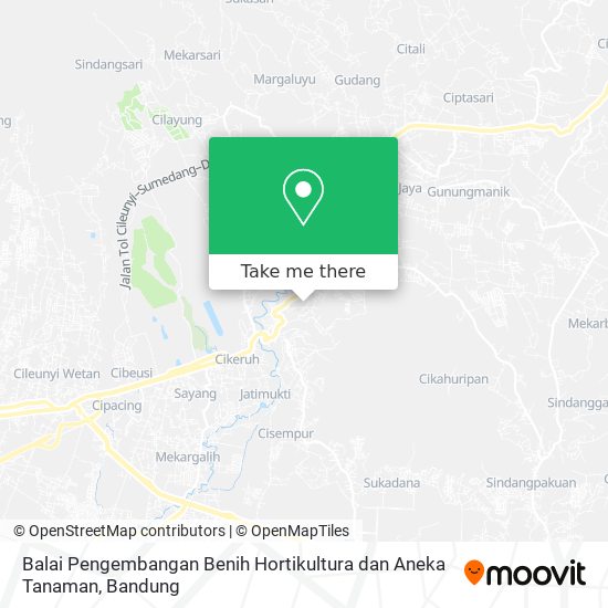 Balai Pengembangan Benih Hortikultura dan Aneka Tanaman map