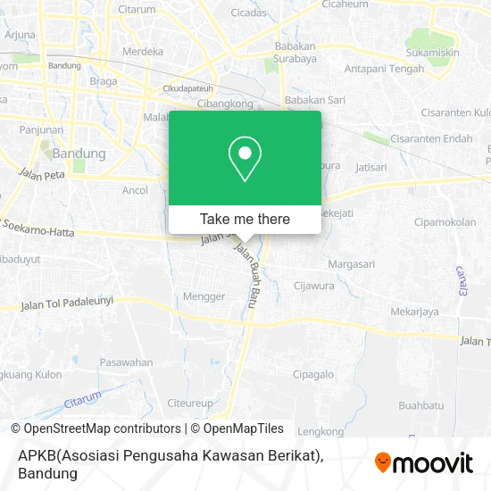 APKB(Asosiasi Pengusaha Kawasan Berikat) map