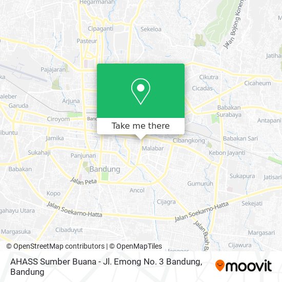 AHASS Sumber Buana - Jl. Emong No. 3 Bandung map
