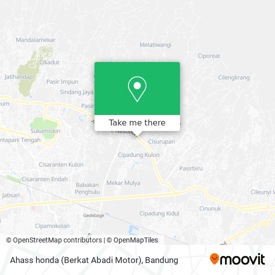 Ahass honda (Berkat Abadi Motor) map