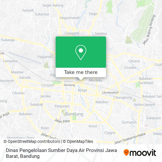 Dinas Pengelolaan Sumber Daya Air Provinsi Jawa Barat map