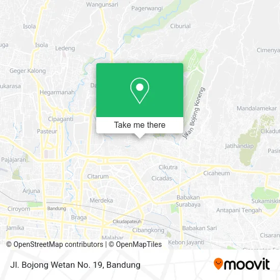 Jl. Bojong Wetan No. 19 map