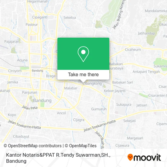 Kantor Notaris&PPAT R.Tendy Suwarman,SH. map