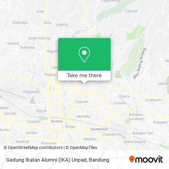 Gedung Ikatan Alumni (IKA) Unpad map
