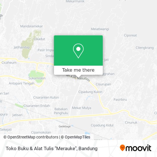 Toko Buku & Alat Tulis "Merauke" map
