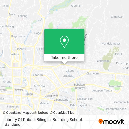 Library Of Pribadi Bilingual Boarding School map