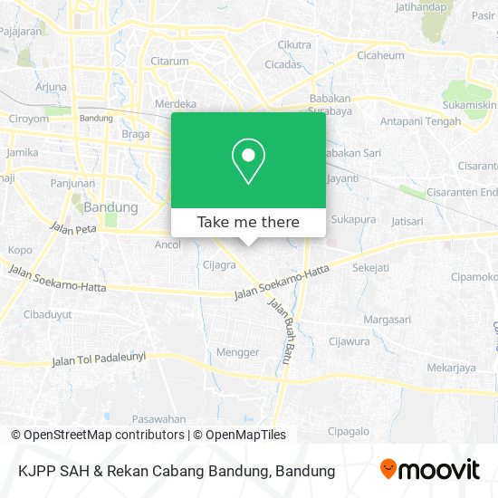 KJPP SAH & Rekan Cabang Bandung map