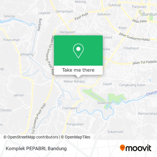 Komplek PEPABRI map