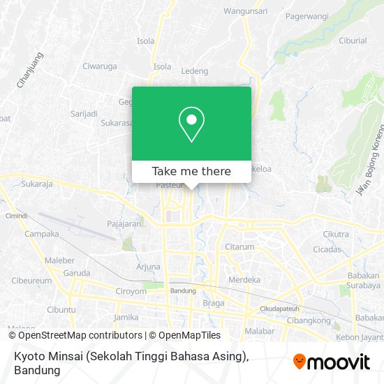 Kyoto Minsai (Sekolah Tinggi Bahasa Asing) map