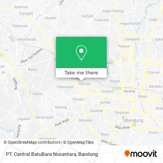 PT. Central BatuBara Nusantara map