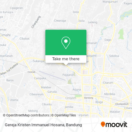 Gereja Kristen Immanuel Hosana map