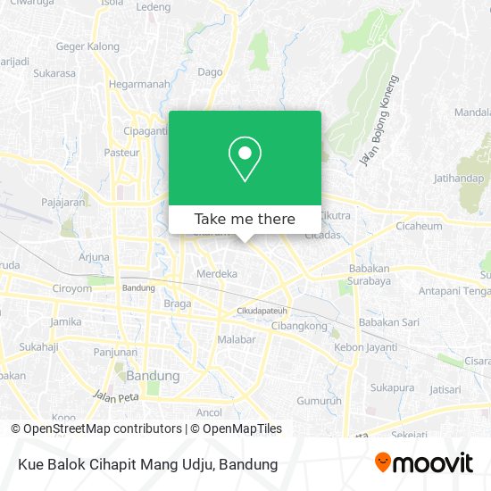 Kue Balok Cihapit Mang Udju map