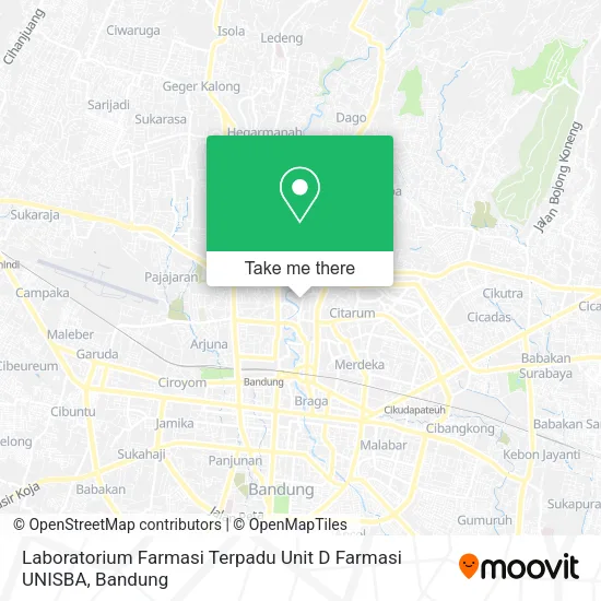Laboratorium Farmasi Terpadu Unit D Farmasi UNISBA map