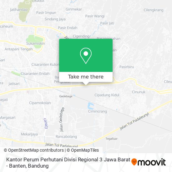 Kantor Perum Perhutani Divisi Regional 3 Jawa Barat - Banten map