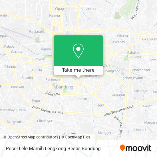 Pecel Lele Mamih Lengkong Besar map