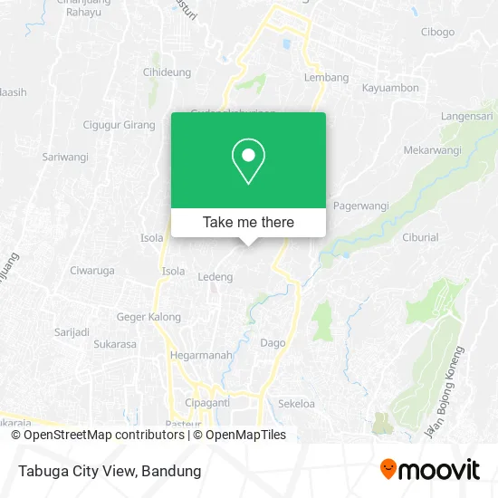 Tabuga City View map