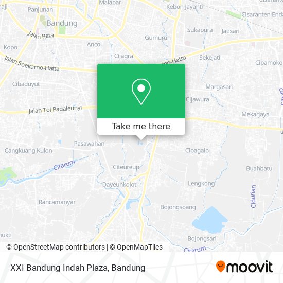 XXI Bandung Indah Plaza map