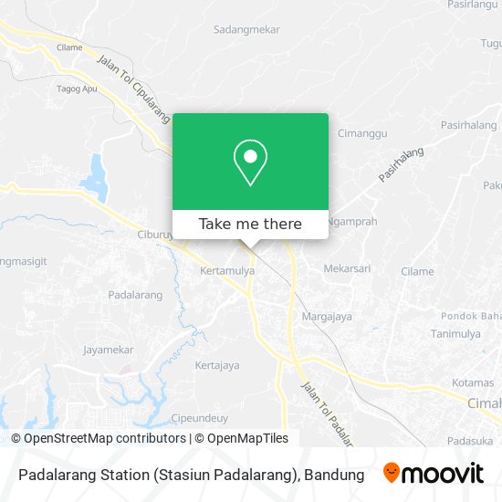 Padalarang Station (Stasiun Padalarang) map