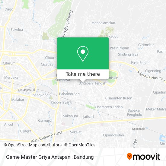 Game Master Griya Antapani map