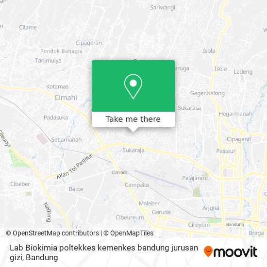 Lab Biokimia  poltekkes kemenkes bandung jurusan gizi map
