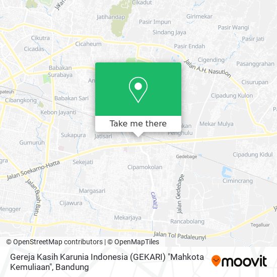 Gereja Kasih Karunia Indonesia (GEKARI) "Mahkota Kemuliaan" map