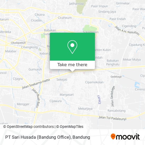 PT Sari Husada (Bandung Office) map