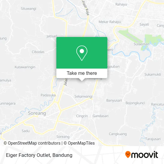 Eiger Factory Outlet map