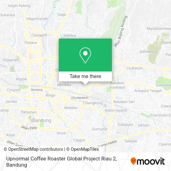 Upnormal Coffee Roaster Global Project Riau 2 map