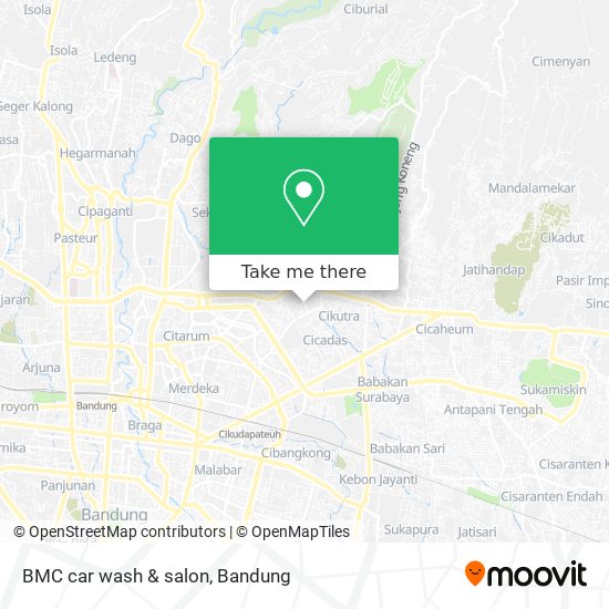 BMC car wash & salon map