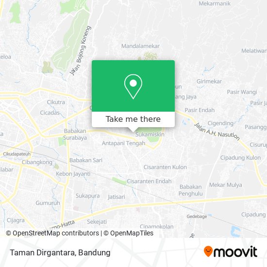 Taman Dirgantara map