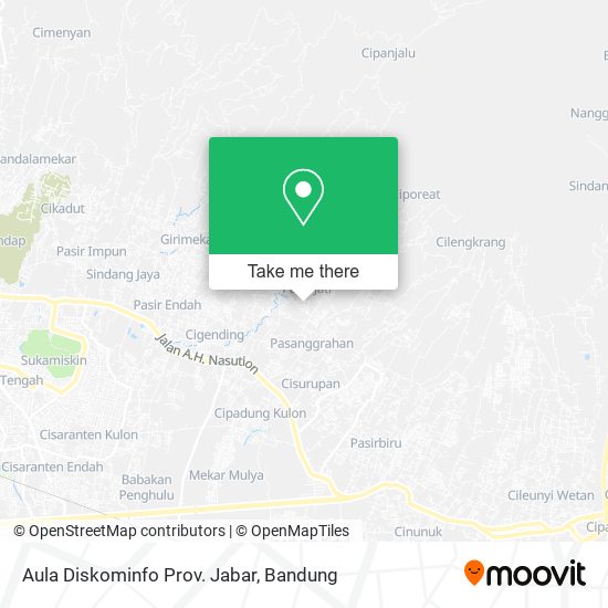 Aula Diskominfo Prov. Jabar map