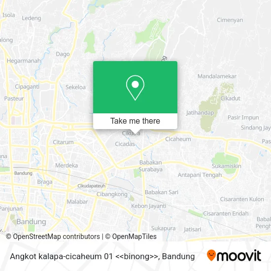 Angkot kalapa-cicaheum 01 <<binong>> map