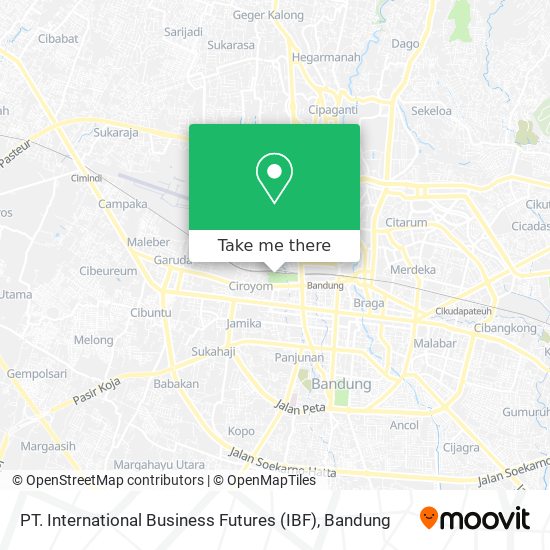PT. International Business Futures (IBF) map