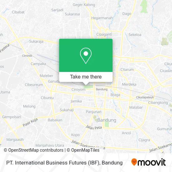 PT. International Business Futures (IBF) map