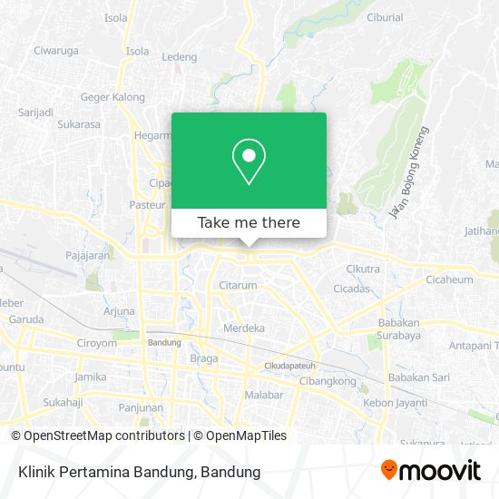 Klinik Pertamina Bandung map