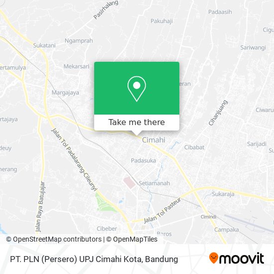 PT. PLN (Persero) UPJ Cimahi Kota map
