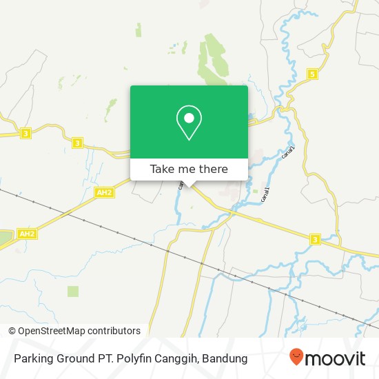 Parking Ground PT. Polyfin Canggih map