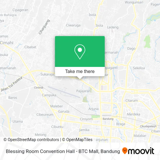 Blessing Room Convention Hall - BTC Mall map