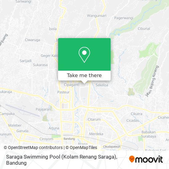 Saraga Swimming Pool (Kolam Renang Saraga) map