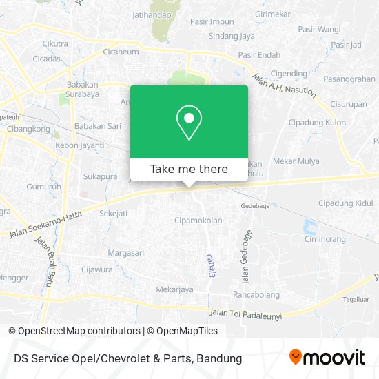 DS Service Opel / Chevrolet & Parts map