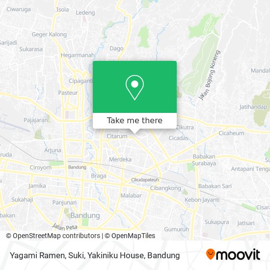 Yagami Ramen, Suki, Yakiniku House map