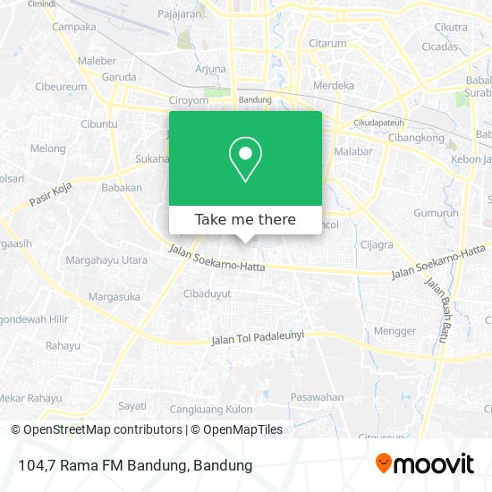 104,7 Rama FM Bandung map