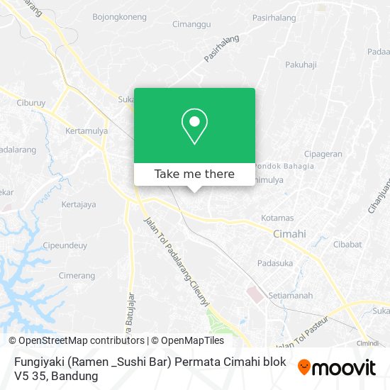 Fungiyaki (Ramen _Sushi Bar) Permata Cimahi blok V5 35 map