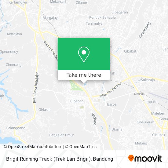 Brigif Running Track (Trek Lari Brigif) map