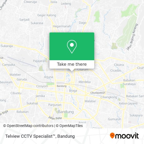 Telview CCTV Specialist™ map